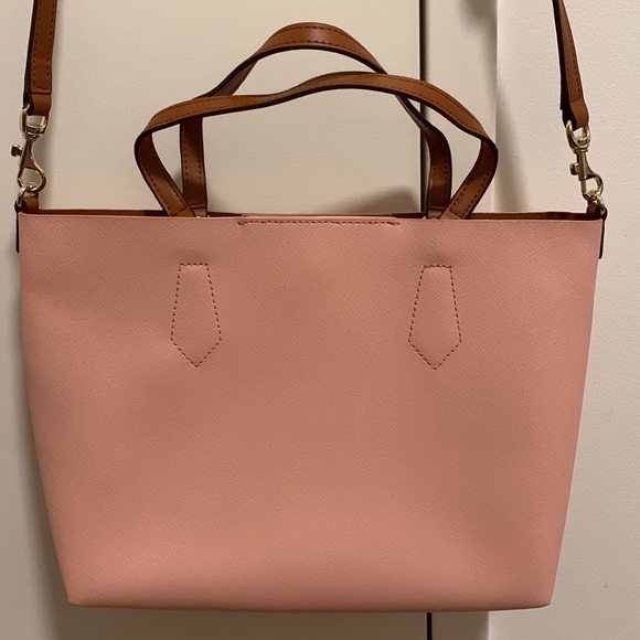 Oroton Mini Tote Bag in light pink - Picture 8 of 17